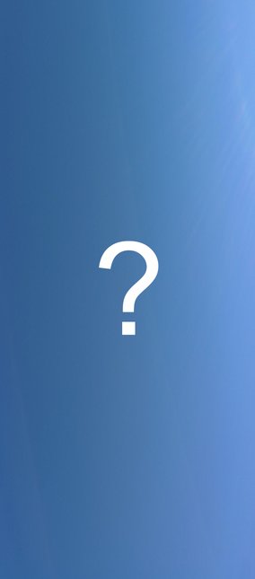 Question mark image - mobile version